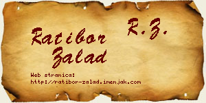 Ratibor Zalad vizit kartica